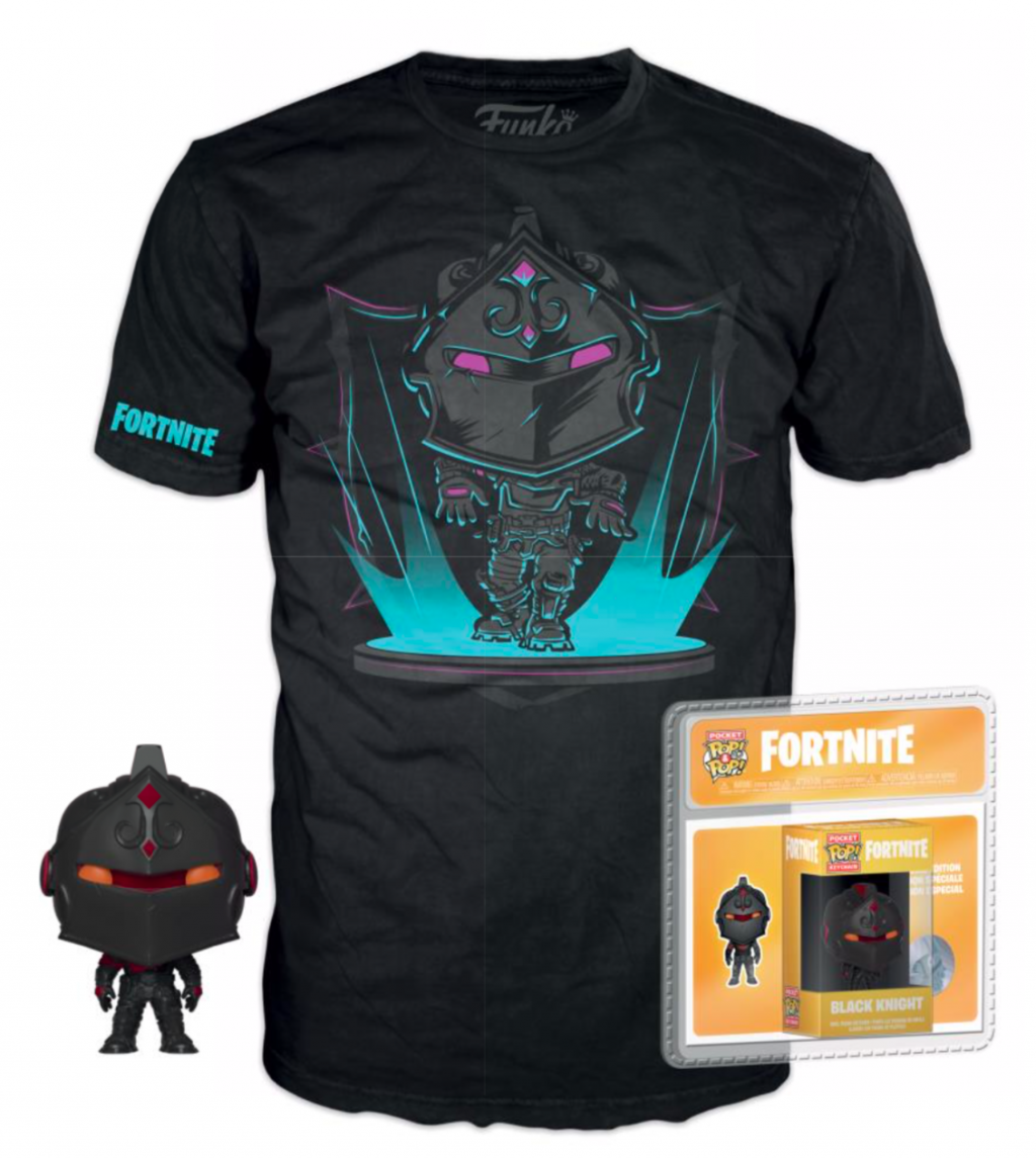 FORTNITE - Boxed T-Shirt POP + Pocket POP - Black Knight (XL)