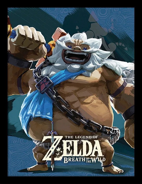 ZELDA BREATH OF THE WILD - Collector Print HQ 32X42 - Vah Rudania