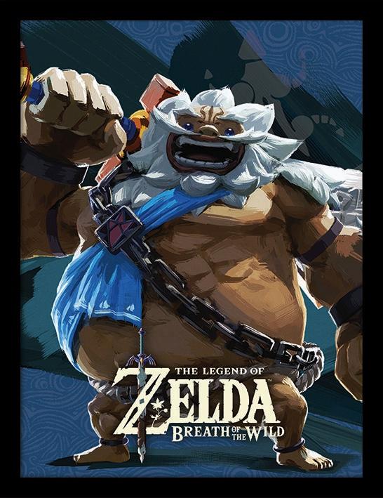 ZELDA BREATH OF THE WILD - Collector Print HQ 32X42 - Vah Rudania