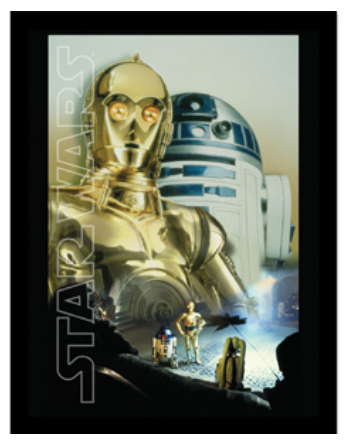 STAR WARS - Droids Key Art - Collector Print 30x40cm