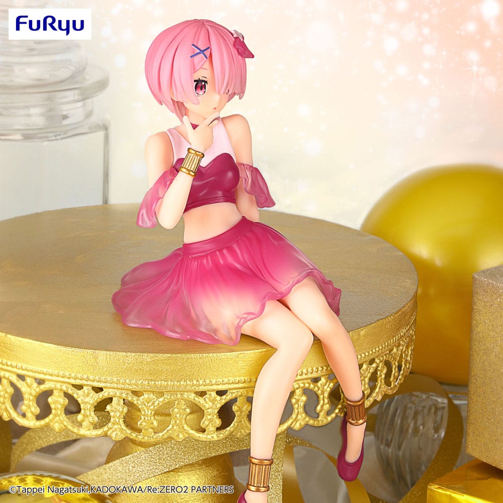 RE ZERO - Ram "Twinkle Party" - Statue Noodle Stopper 14cm