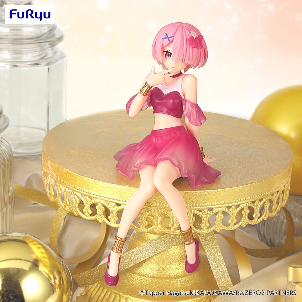 RE ZERO - Ram "Twinkle Party" - Statue Noodle Stopper 14cm