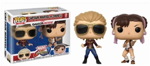 MARVEL Vs CAPCOM - POP 2-Pack - Captain Marvel Vs Chun-Li