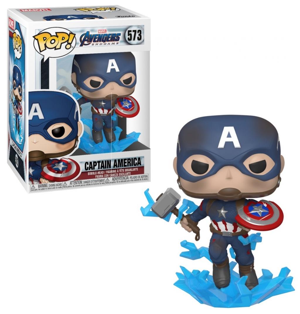 MARVEL - POP N° 573 - Endgame - Captain America & Mjolnir