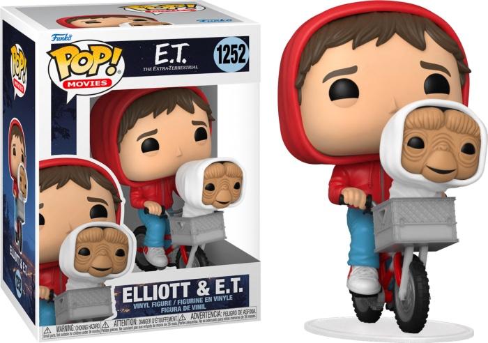 ET 40Th Anniversary - POP N° 1252 - Elliot w/ET in Bike Basket