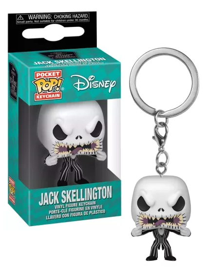 NIGHTMARE BEFORE CHRISTMAS - Pocket Pop Keychains - JACK Scary Face