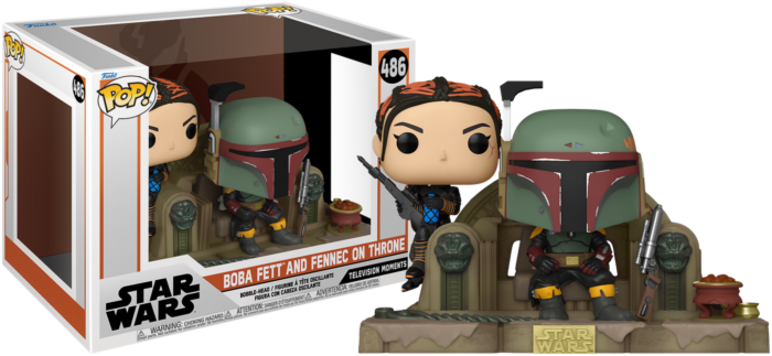 MANDALORIAN - POP MOMENT N° 486 - Boba Fett & Fennec Shand