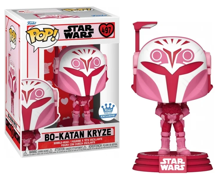 THE MANDALORIAN - POP Valentines N° 497 - Bo Katan FUNKO Exclusive