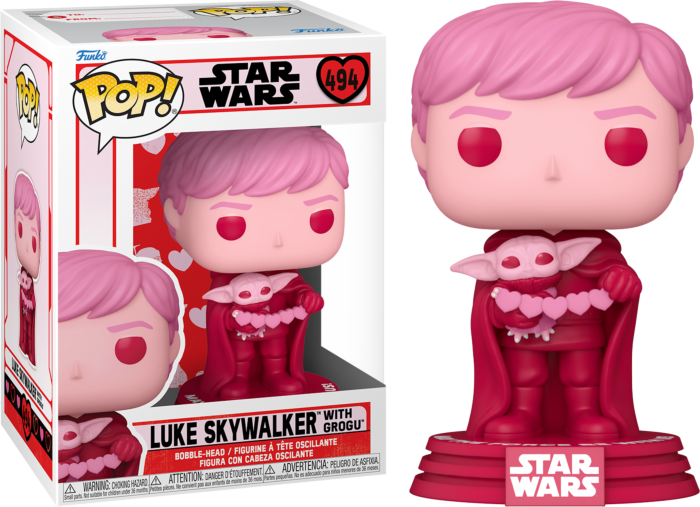 STAR WARS - POP N° 494 - Valentines - Luke & Grogu