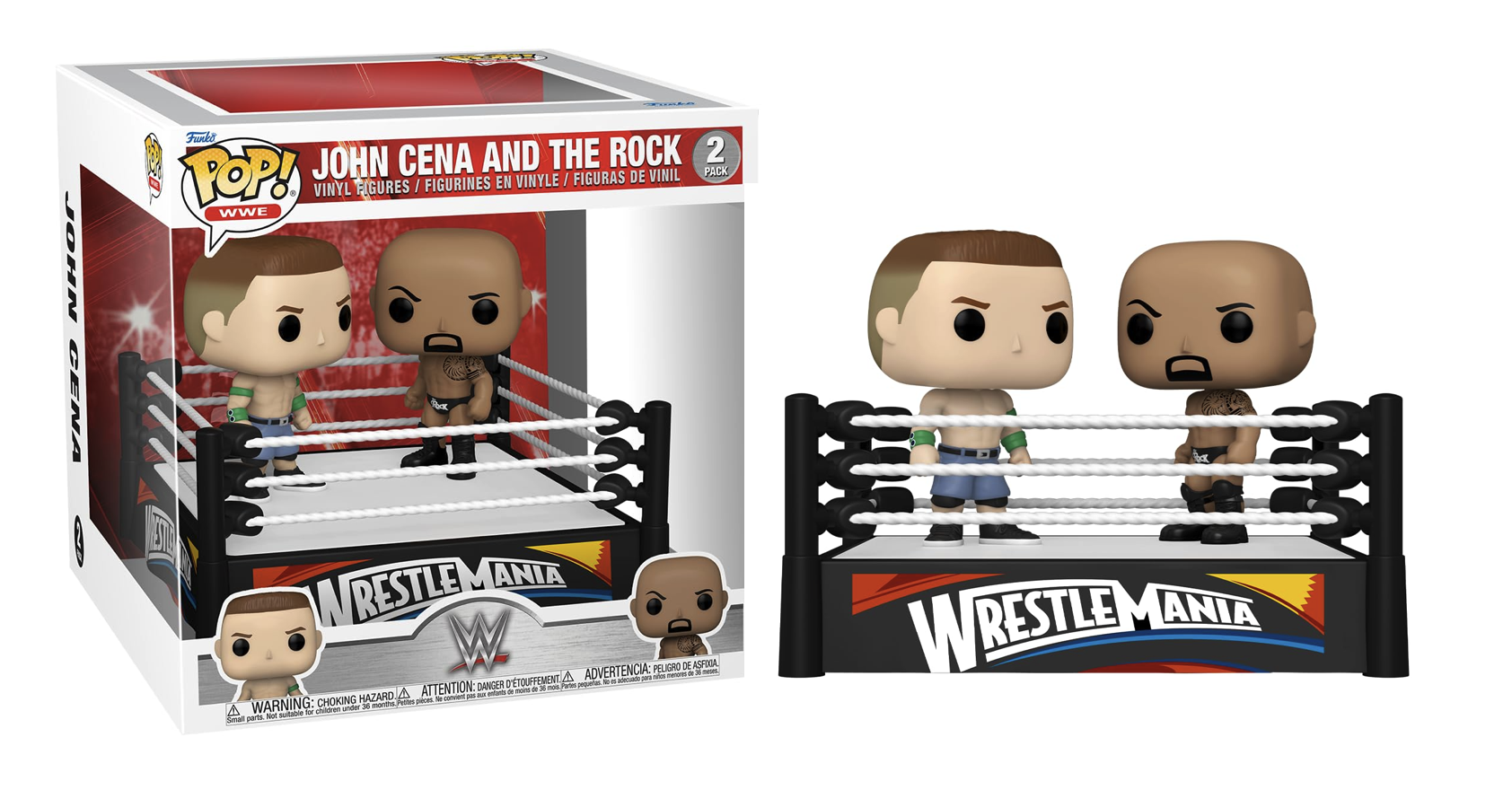 WWE - POP Moment N° 2 - John Cena And The Rock (2012)