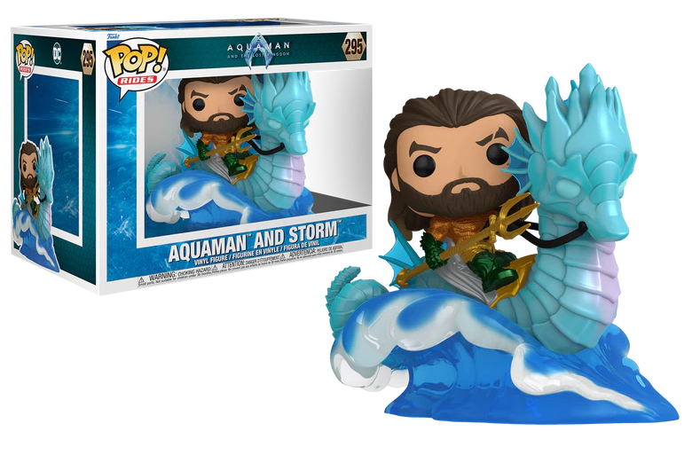 AQUAMAN 2 - POP Ride DLX N° 295 - Aquaman and Storm