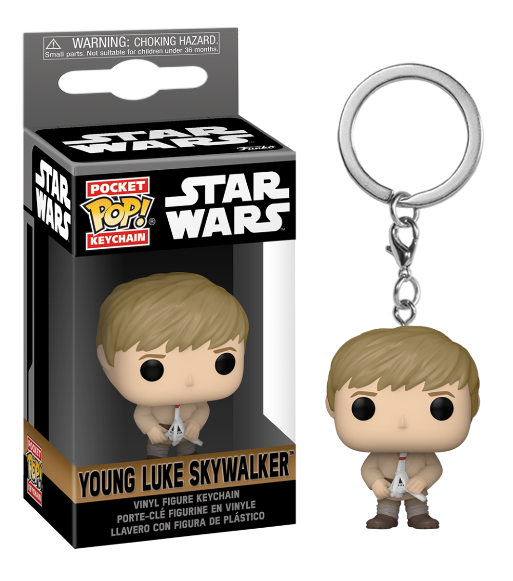 STAR WARS OBI-WAN KENOBI -Pocket Pop Keychains -Luke Skywalker "Young"