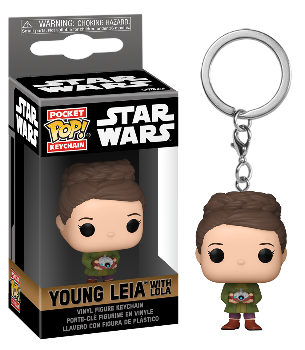 STAR WARS OBI-WAN KENOBI - Pocket Pop Keychains - Leia Organa "Young"