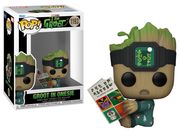 I AM GROOT - POP N° 1193 - Groot PJs with Book