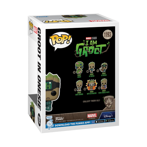 I AM GROOT - POP N° 1193 - Groot PJs with Book