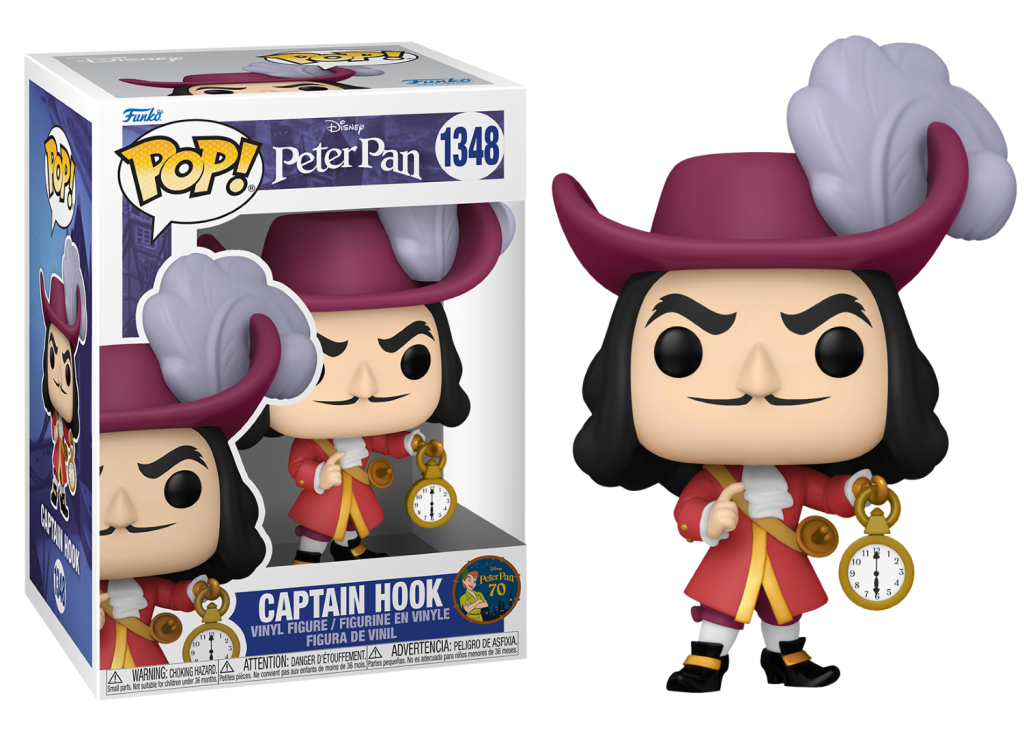 PETER PAN "70TH ANNIVERSARY" - POP N° 1348 - Captain Hook