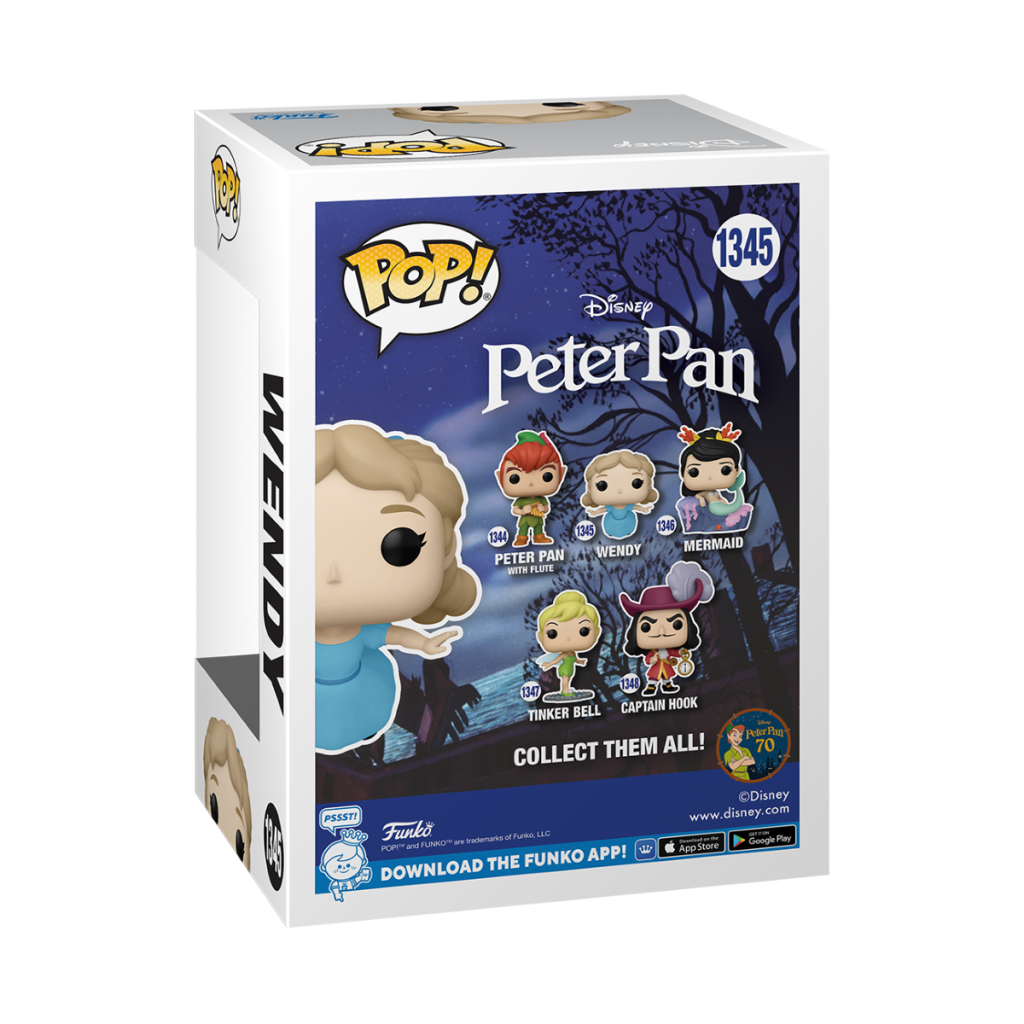 PETER PAN "70TH ANNIVERSARY" - POP N° 1345 - Wendy