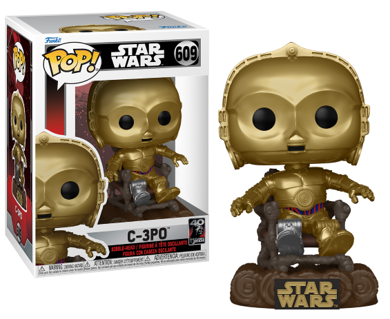 STAR WARS 6 "40TH ANNIVERSARY" - POP N° 609 - C3PO on Chair