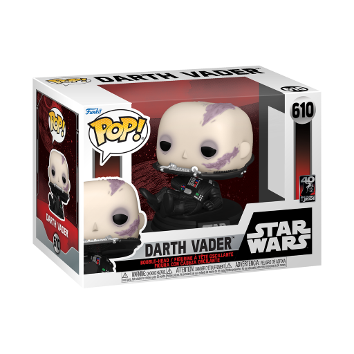 STAR WARS 6 "40TH ANNIVERSARY" - POP N° 610 - Darth Vader "Unmasked"