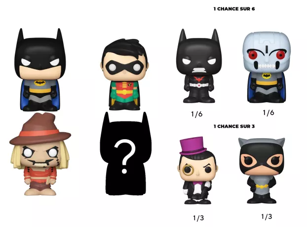 DC - Bitty Pop 4 Pack 2.5cm - Batman