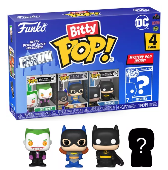 DC - Bitty Pop 4 Pack 2.5cm - The Joker