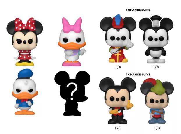 DISNEY - Bitty Pop 4 Pack 2.5cm - Minnie