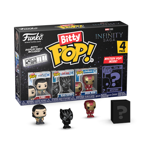 MARVEL - Bitty Pop 4 Pack 2.5cm - Loki