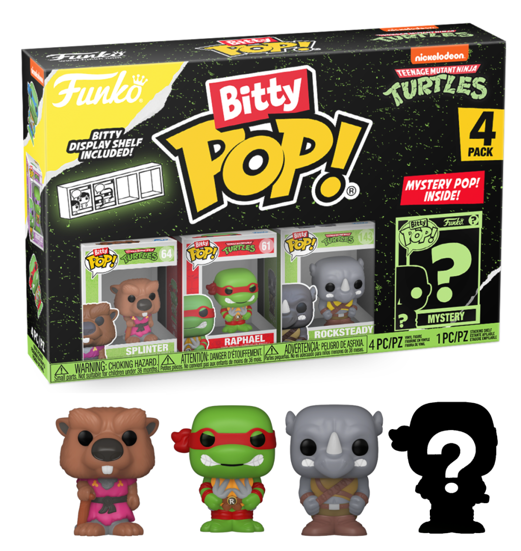 TEENAGE MUTANT NINJA TURTLES - Bitty Pop 4 Pack 2.5cm - Splinter