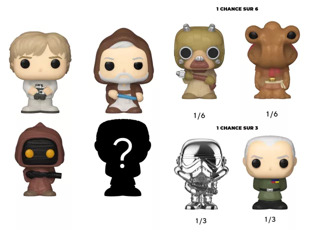 STAR WARS - Bitty Pop 4 Pack 2.5cm - Luke