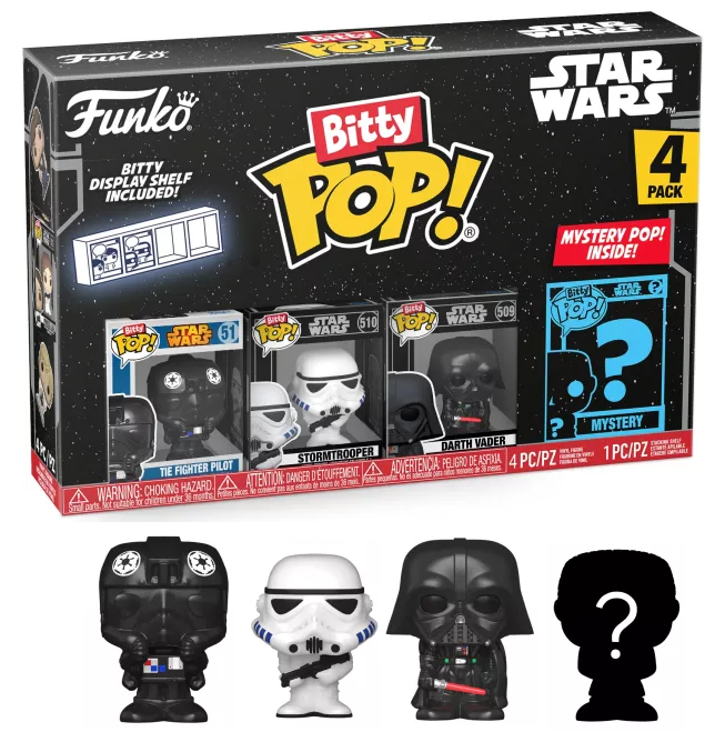 STAR WARS - Bitty Pop 4 Pack 2.5cm - Darth Vader