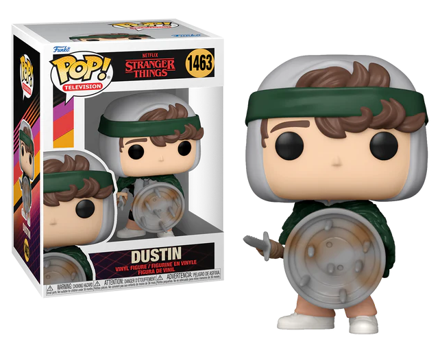 STRANGER THINGS S4 - POP TV N° 1463 - Hunter Dustin with Shield