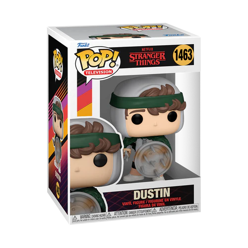 STRANGER THINGS S4 - POP TV N° 1463 - Hunter Dustin with Shield