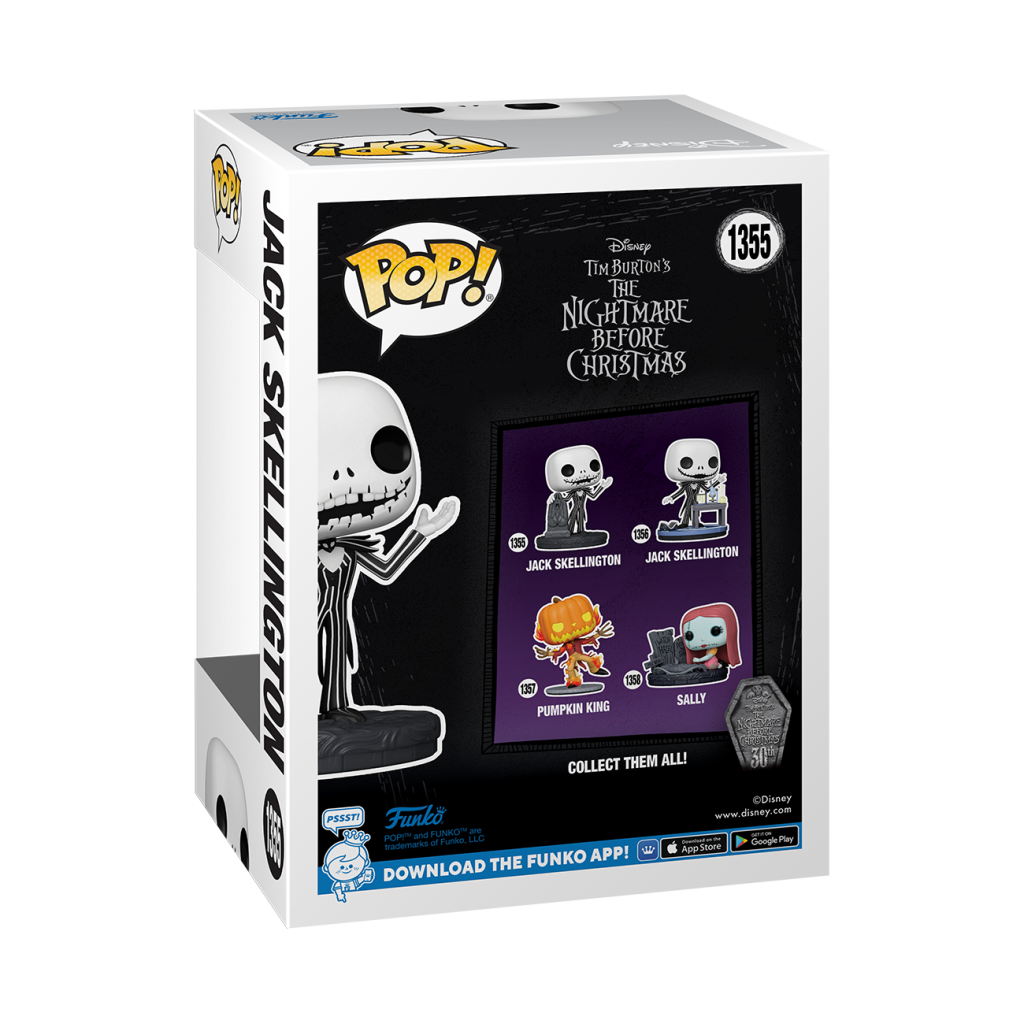 NBX "30th Anniv." - POP Disney N° 1355 - Jack with Gravestone