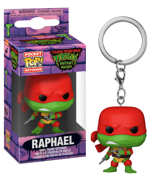 TEENAGE MUTANT NINJA TURTLES MAYHEM - Pocket Pop Keychains - Raphael