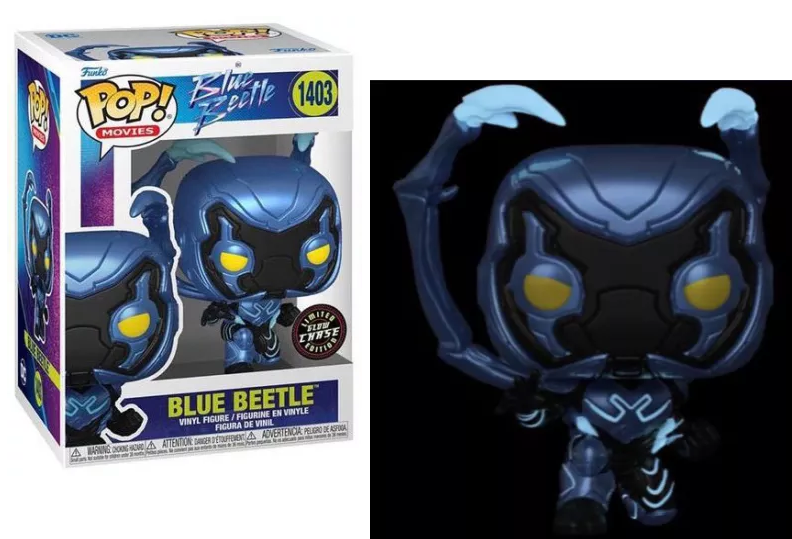 BLUE BEETLE - POP Movies N° 1403 - Blue Beetle with Chase