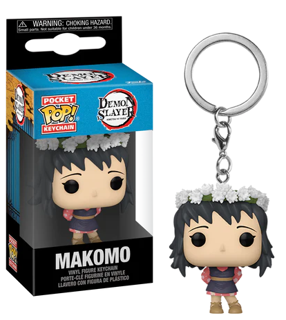 DEMON SLAYER - Pocket Pop Keychains - Makomo (Flower Headdress)