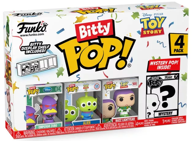 TOY STORY - Bitty Pop 4 Pack 2.5cm - Zurg