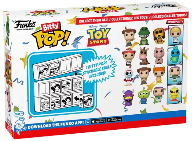 TOY STORY - Bitty Pop 4 Pack 2.5cm - Zurg