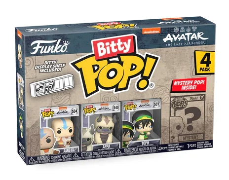 AVATAR THE LAST AIRBENDER - Bitty Pop 4 Pack 2.5cm - Aang