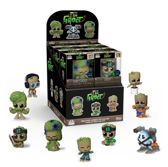 MARVEL - Groot Shorts - Vinyl Figures (BOX 12 Figurines)