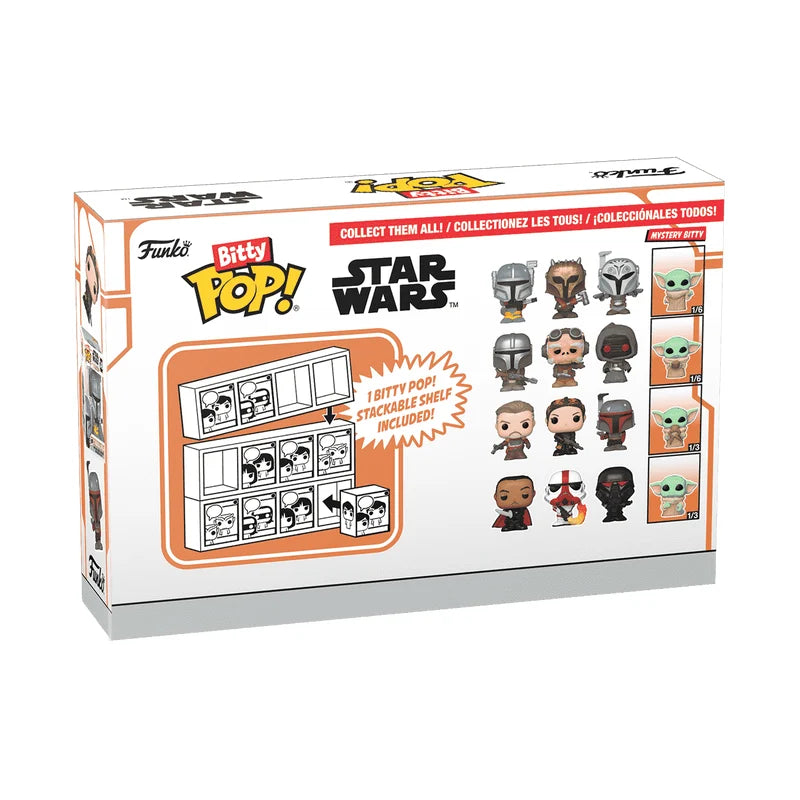 THE MANDALORIAN - Bitty Pop 4 Pack 2.5cm - Mandalorian