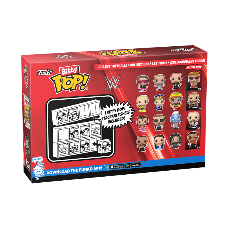 WWE - Bitty Pop 4 Pack 2.5cm - Dusty Rhodes