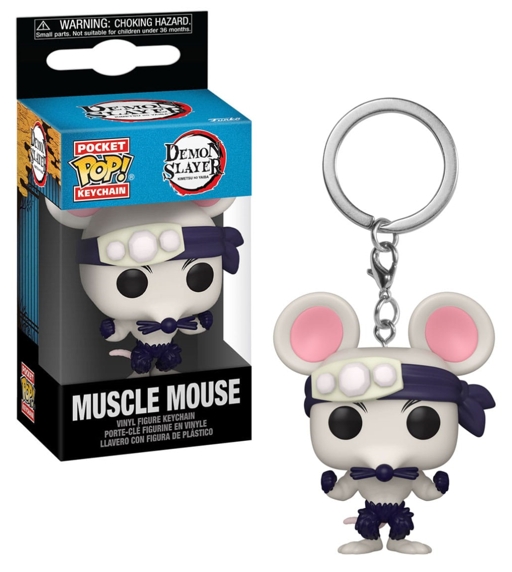 DEMON SLAYER - Pocket Pop Keychains - Muscle Mouse