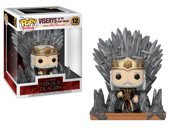 HOUSE OF THE DRAGONS - POP Deluxe N° 12 - Viserys on The Iron Throne