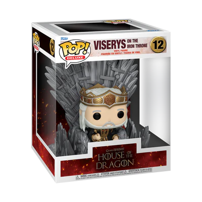 HOUSE OF THE DRAGONS - POP Deluxe N° 12 - Viserys on The Iron Throne