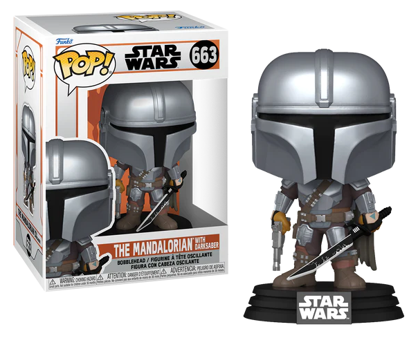 THE MANDALORIAN - POP N° 663 - The Mandalorian with Darksaber