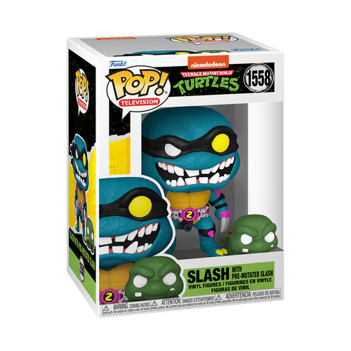 NINJA TURLES - POP & Buddy N° 1558 - Slash & Pre-mutated Slash