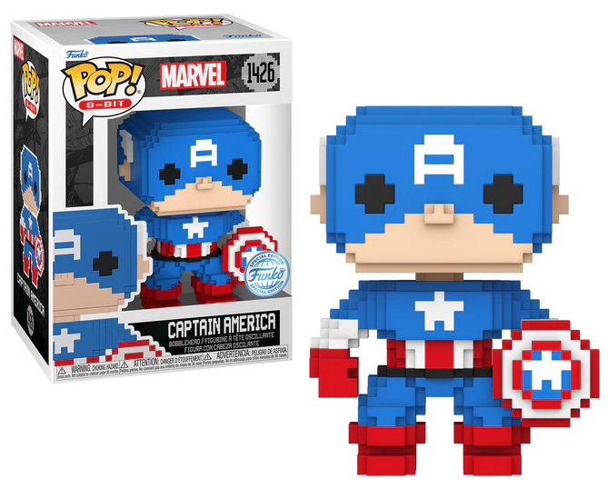 8-BIT - POP Marvel N° 1426 - Captain America
