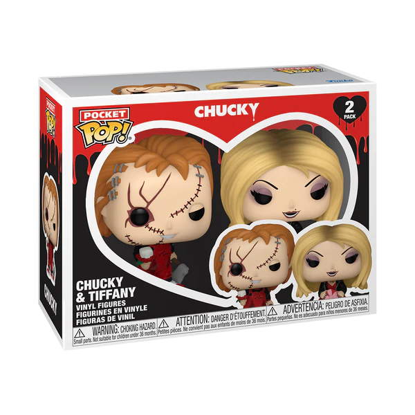 VALENTINES - Pocket Pop 2 Pack- Chucky & Tiffany