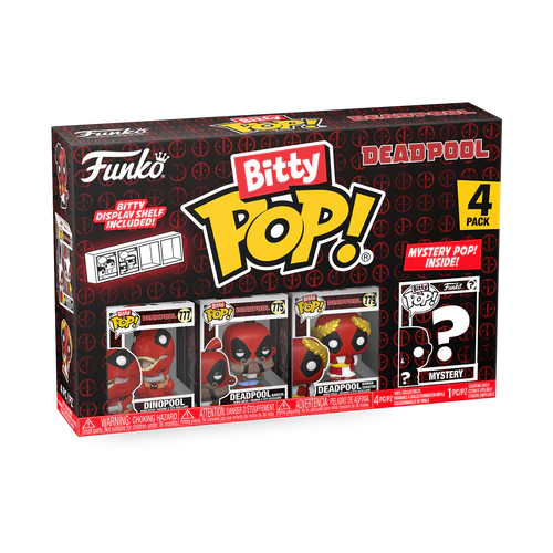 DEADPOOL - Bitty Pop 4 Pack 2.5cm - Dinopool